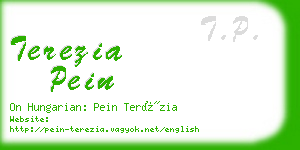 terezia pein business card